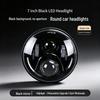 7-Inch Round LED Headlight for Wrangler, Jeep, Harley, and Motorcycles
