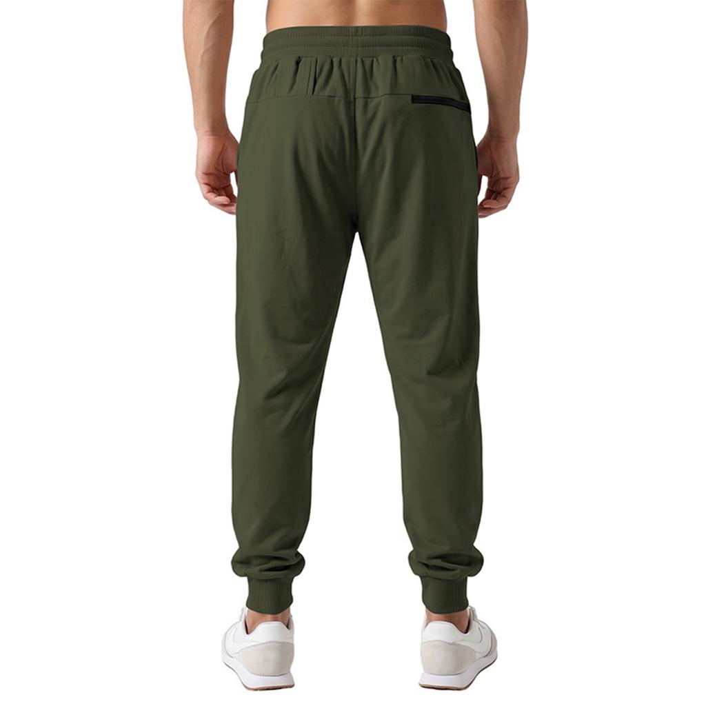 Men's Joggers Sweatpants Wicking Outdoor Casual Color Pants for Running and Commuting