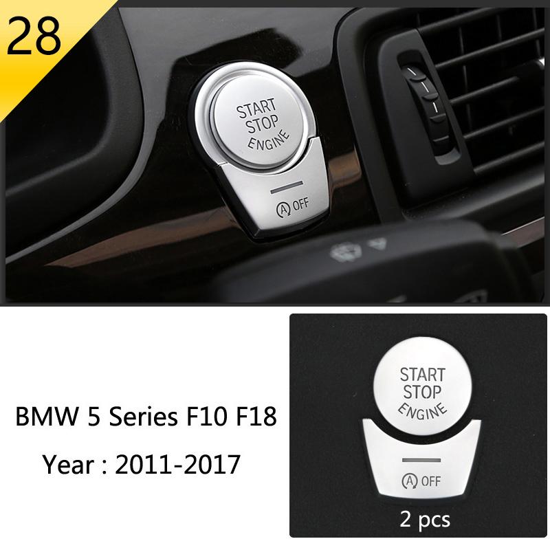 Car Styling Console Multimedia AC CD Panel Decoration Frame Cover Trim Strip Sticker For BMW 5 Series F10 Interior Accessories