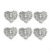 6 Pieces Heart Pendant Jewelry Making Charms Extra Large Pendants