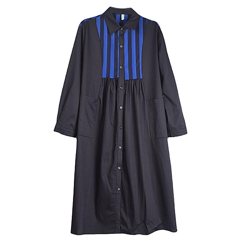 

XITAO повседневное складчатое платье свободное модное простое женское темпераментное платье ZY7822 One Size чёрный