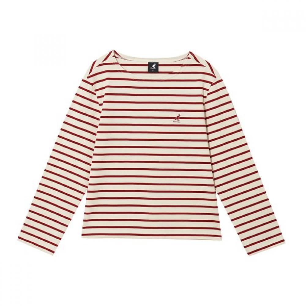 Kangol Women S Long Sleeve Stripe Red 3547 SS