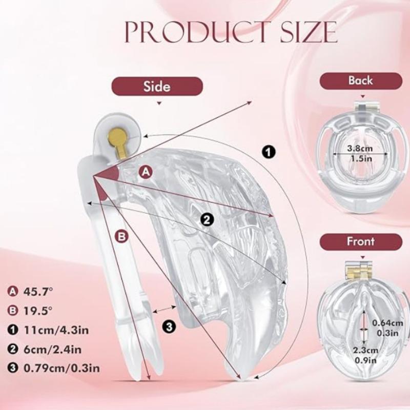 Male Chastity Cage 3D Printed Cage Cock Cage with Soft TPE Bondage Gear Accessories Adult Sex Toys Slave Tool Chastity Devices