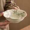 Jiu Mu Qing Ceramic Petal Tea Saucer
