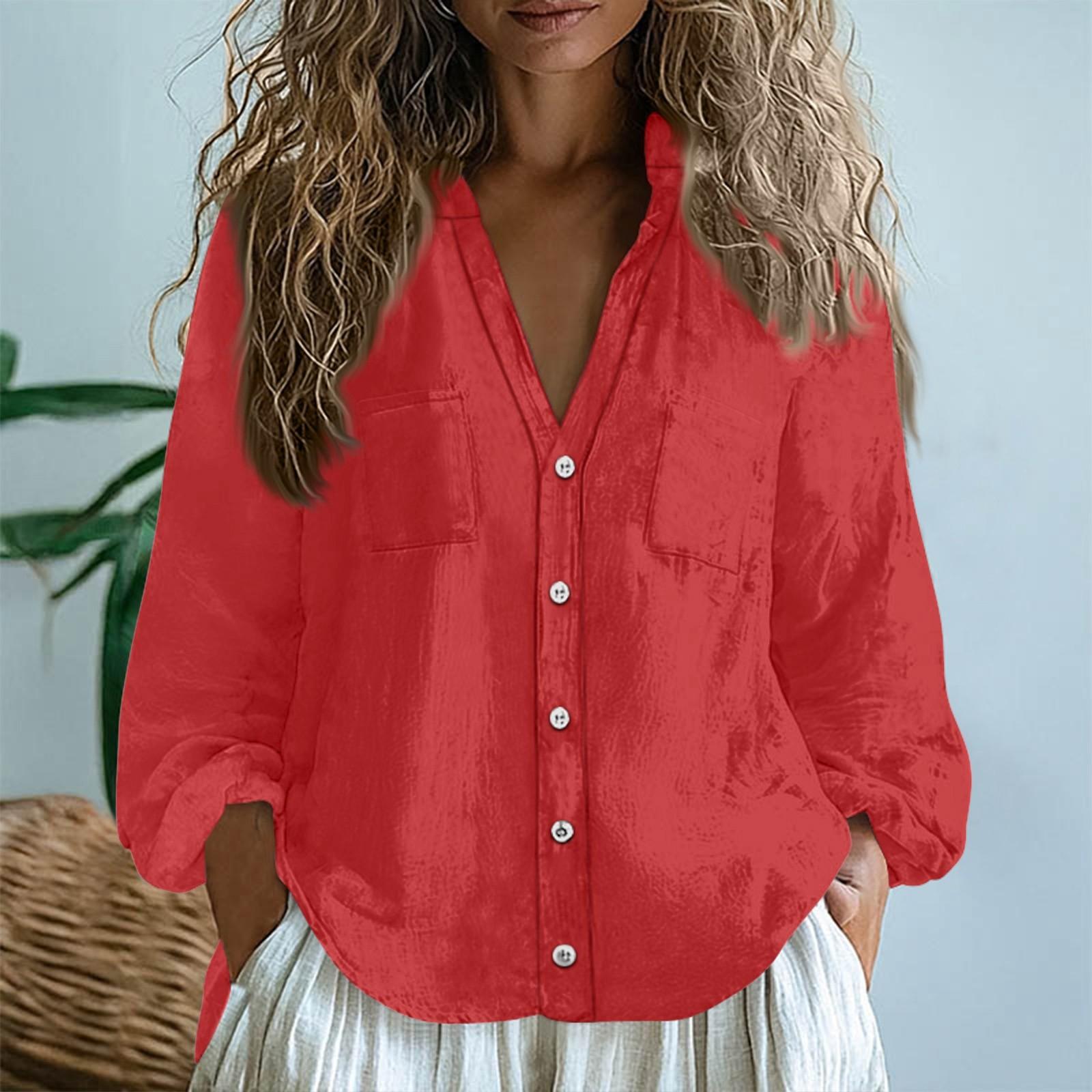 

Женские хлопковые льняные топы с длинными рукавами, свободные футболки с V-образным вырезом в стиле бохо, винтажные блузки XXL