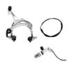 Easy Installation Bicycle Caliper Brake Set Silver C Brake Caliper Bike Brake Kit  Bike Repair