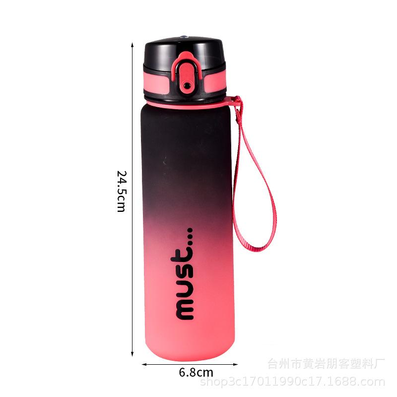 Water bottle1011 sports large-capacity cup women's summer water cup men's matte material direct drinking high temperature resistant tea cup with
