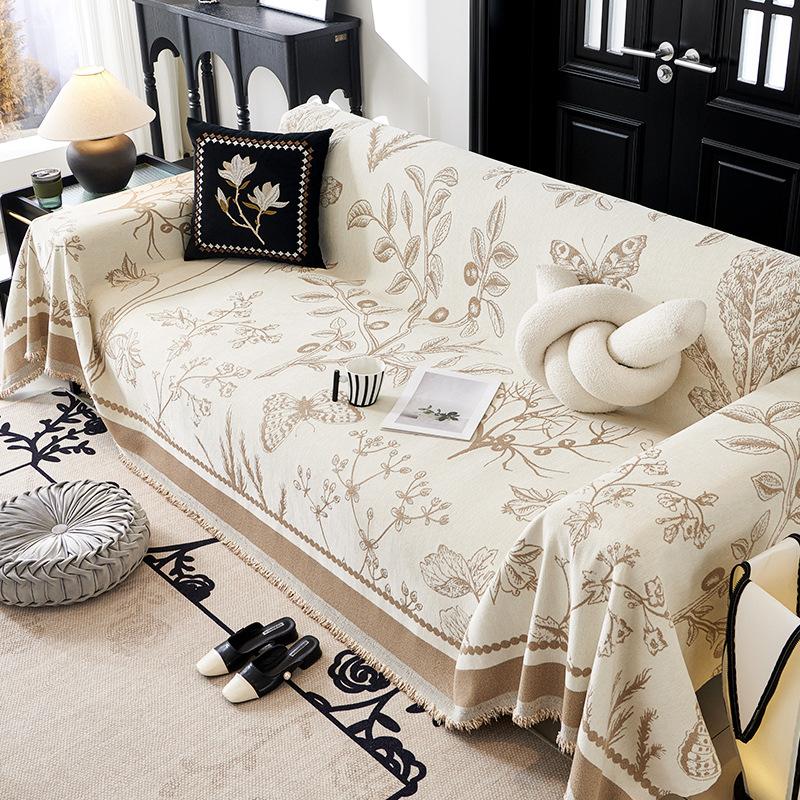 

Шенилловое покрывало для дивана, полная защита, ткань с улучшенным ощущением, всеобъемлющий чехол для дивана, универсальный чехол, накидка, противоскользящая универсальная подушка для сиденья 180*380cm