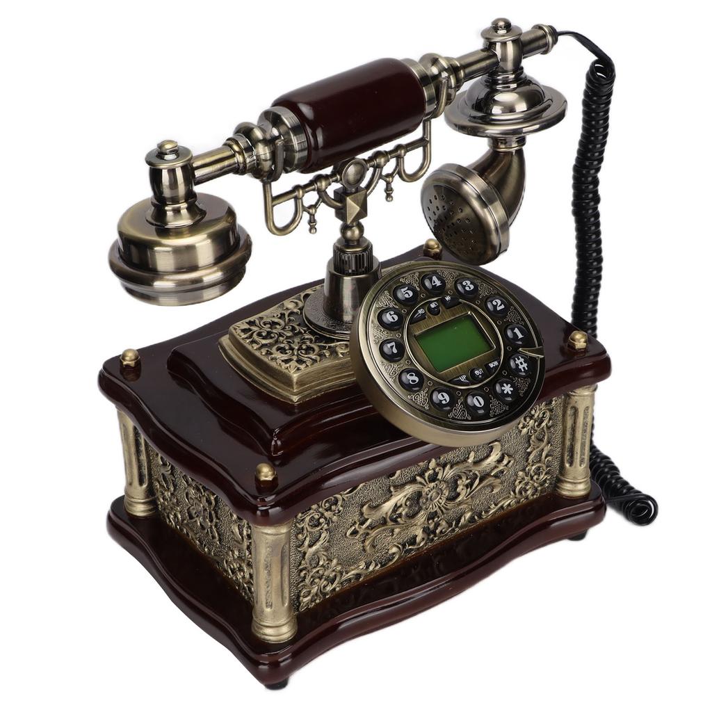 Telefon Antic Retro Vechi European cu Fir pentru Decor Acasă Hotel Birou