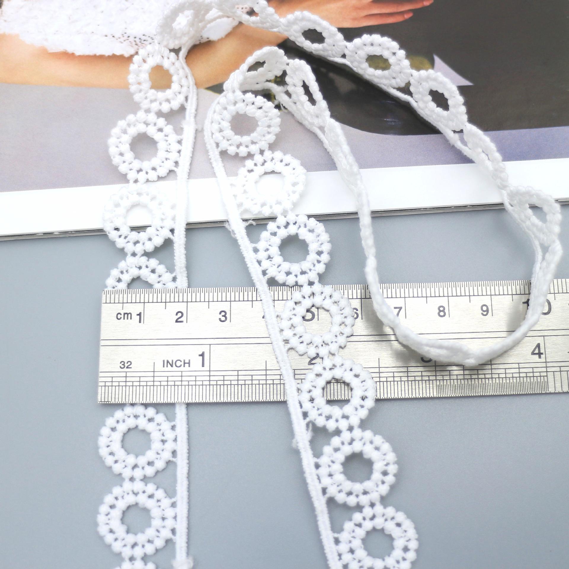 Кружево, растворимое в воде, молочный шелк, вышивка штрих-кодом, кружево, растворимое в воде, ткань для вышивки одежды и платьев, фабрика 6415