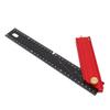 Carpenter Ruler 300mm Aluminum Alloy Framing 90 Degree Right Angle Measurement Marking Accurate Multifunctional
