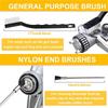 A27F-Sprayer Cleaning Kit 34 Pcs Multi-Purpose Paint-Gun Brush Cleaner Tool With Nylon Mini Tube Brushes And Needles
