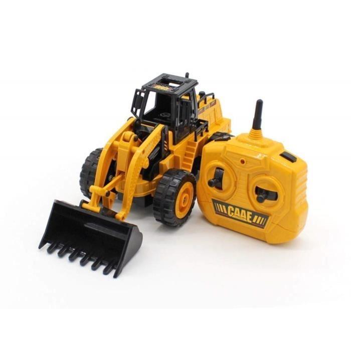 Camion À Télécommande - TR-113S - Jaune - Non Toxique - 5 Canaux Fonctionnels