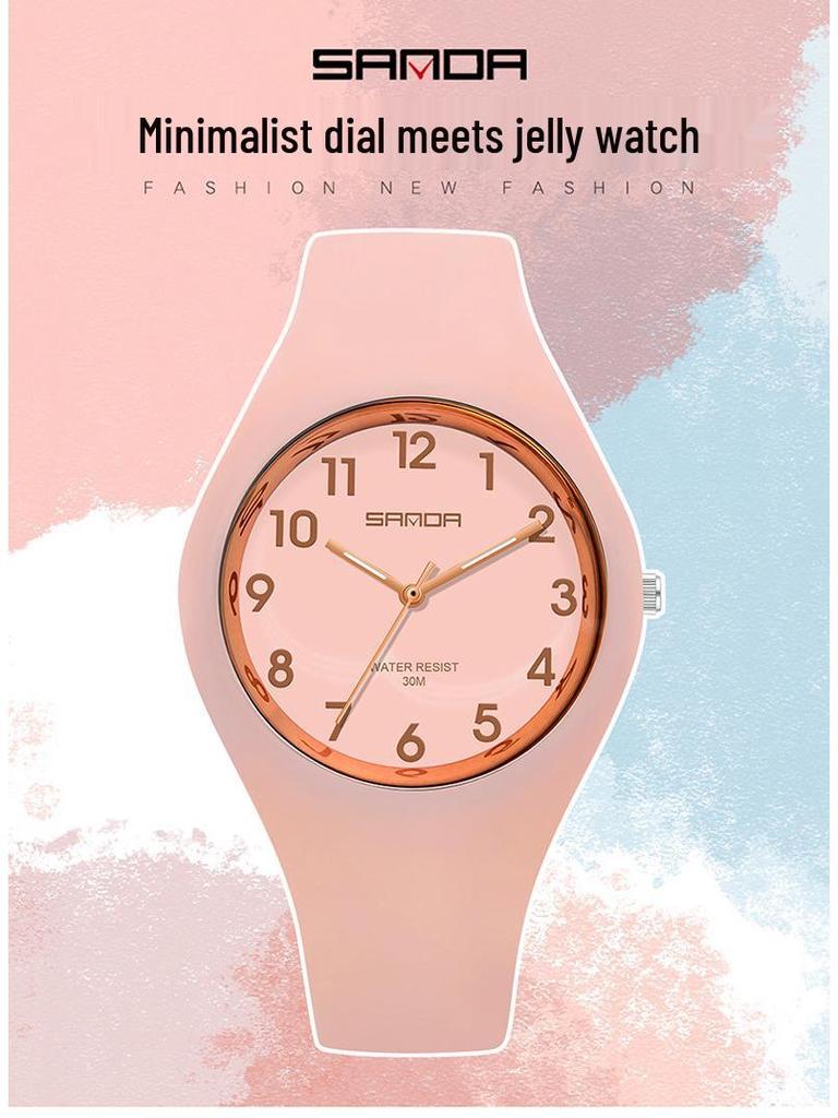 Sanda Trendy Korean Style Digital Sport Watch for Men & Women - Jelly Series