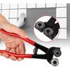 Coehaopike Glass Cutter - Mosaic Pliers, 200mm Heavy-Duty Glass Mosaic Cutting Nippers, Ceramic Tile Wheel Cutter, Pliers Tool for DIY Trimming Work,