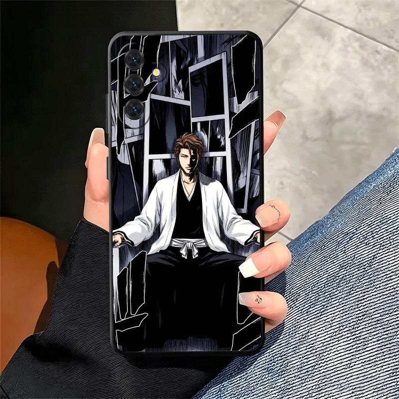 Bleach Aizen Sousuke Soft Phone Case for Samsung A17 A37 A57 A16 A26 A36 A56 A15 A25 A35 A55 A14 A24 A34 A54 A13 A23 A33 A53 A52