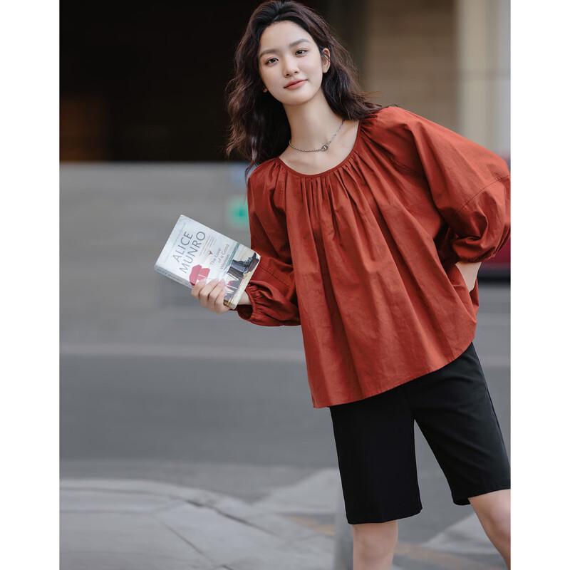 Рубашка Demana Rose Love Letter из смесовой ткани с плиссировкой и хлопком S