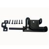 Heavy Duty Door Slide Bolt Lock Solid Construction Black Door Lock Reinforced Rust-resistant Garden Gate Guardrail Fence Lock