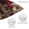Pillow Cover Christmas Kittens (2)  Cute Funny Pillow Case For Sofa Couch Bed Living Room Pillowcases