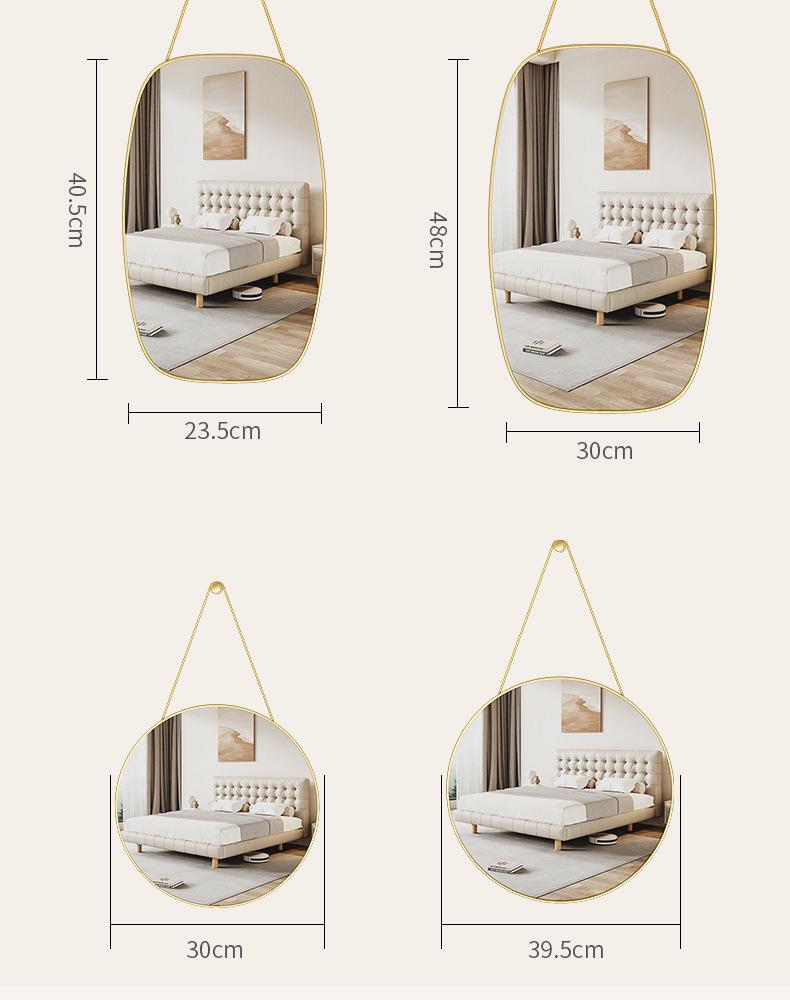 Star City Wall-Mounted Vanity Bathroom Mirror for Dormitories