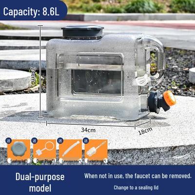 ZISIZ Large Capacity PC Portable Water Bucket