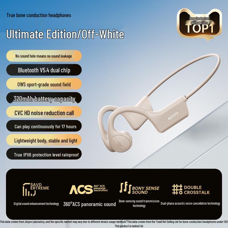 X7 Bone Conduction Headphones for Running & Swimming: No Ear Hooks, Long Battery Life, No Sound Leakage, Bluetooth Connectivity.