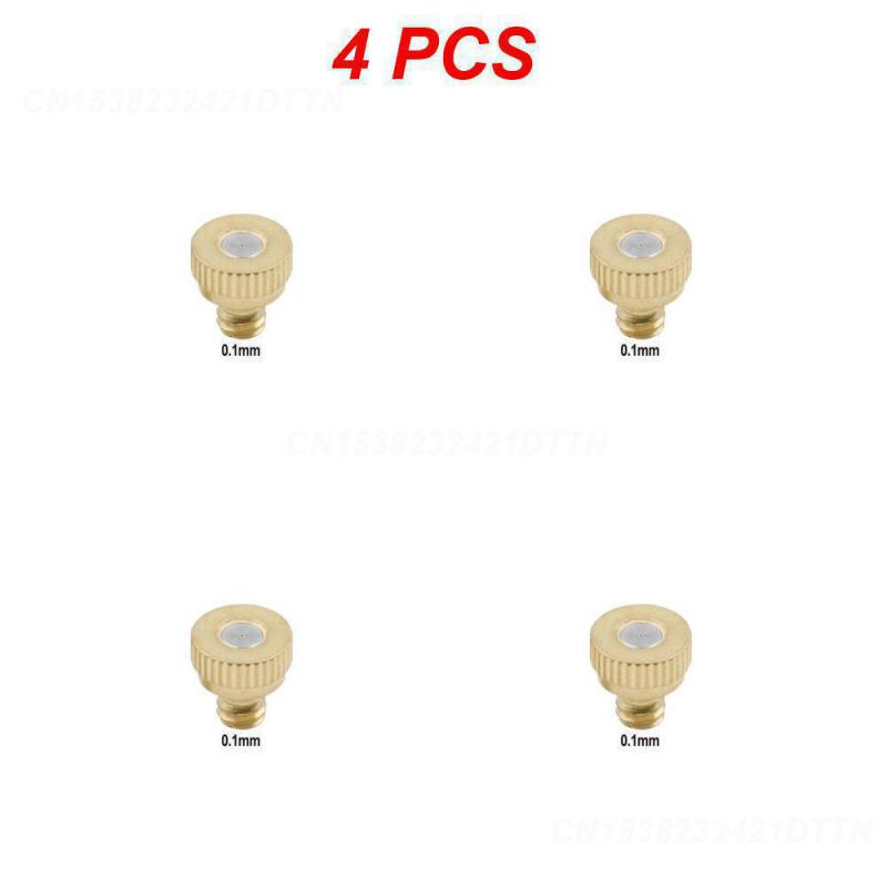 2/3/4PCS Brass High Quality Long-lasting Low Pressure Spray Atomizing Nozzle Humidifier High Performance Cooling Durable