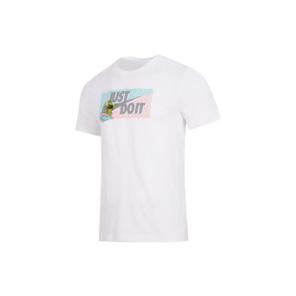 Nike T Shirts Men's Crew Neck Moderate Straight Fit DQ1088-100