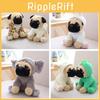 Adorable Large Plush Toys 8" Pug Dog In 7 Unique Costumes Cuddly Soft Toy