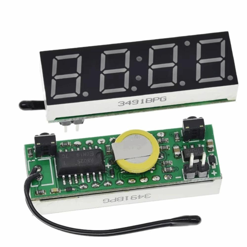 3-in-1 LED RX8025T Digitaluhr DC 5-30V Voltmeter Modul Modul DIY Thermometer DIY Projekte