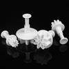 4Pcs Daisy Sugar Flipping Embossing Mold Daisy Flower Cookie Sunflower Plunger Cutter Fondant Cake Tool Cake Decorating Tools