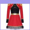 Lion Tamer Costume For Women With Sequin Dress And Shoulder Epaulets For Halloween Cosplay