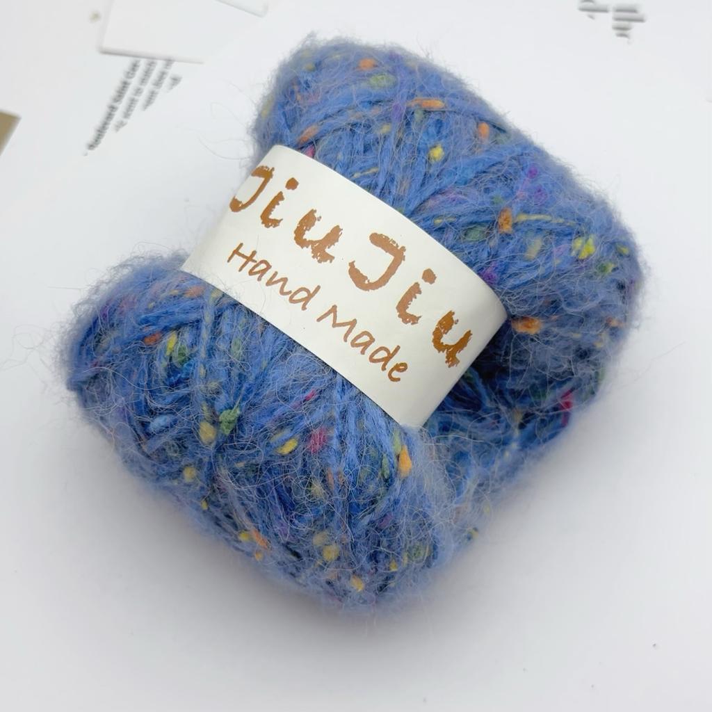 250g Yarn Handmade Wool Gypsy Ball Color Knitting Rough Mix Plush Yarn Ball Crochet Designer Sewing Sweater Accessories