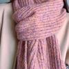 New Style Wool Knitted Scarf for Women Winter New Ins Korean Fashion Versatile Warm Scarf Skin Friendly and Soft