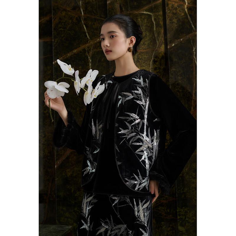 JK&JS New Chinese Style Embroidered Vest Top