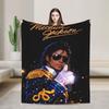 Michael Jackson Blanket  Soft Warm Graphic Plush Throw Blanket For Bedroom Travel Flannel Bedspread Bed Cover