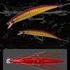 Jerkbait Fishing Tackle Set for Stream Casting and Shallow Water Use, 5 Piece 88 Mm Artificial Baits Fishing Lures with Fish Eye Detail
