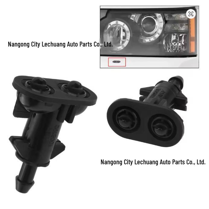 Compatible Front Headlight Washer Jet Nozzle for Land Rover Range Rover Erik, Part Numbers LR015359/LR015358.
