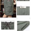 Summer Casual Beach Shorts Five-point Pants Loose Plus Men's Lace-up Tooling Shorts