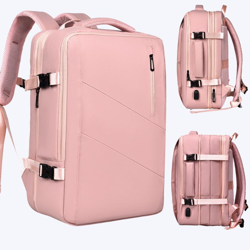 Backpack Large Capacity Men's High-end Backpack Computer Bag High-end Business Bag Expandable Backpack
