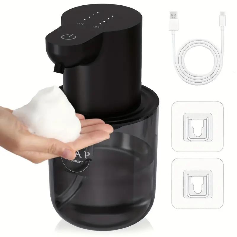 400ML Simple Wall-Mounted Intelligent Rechargeable Automatic Sensor Soap Dispenser Hand Washing Sanitizer Machine For Women/Men