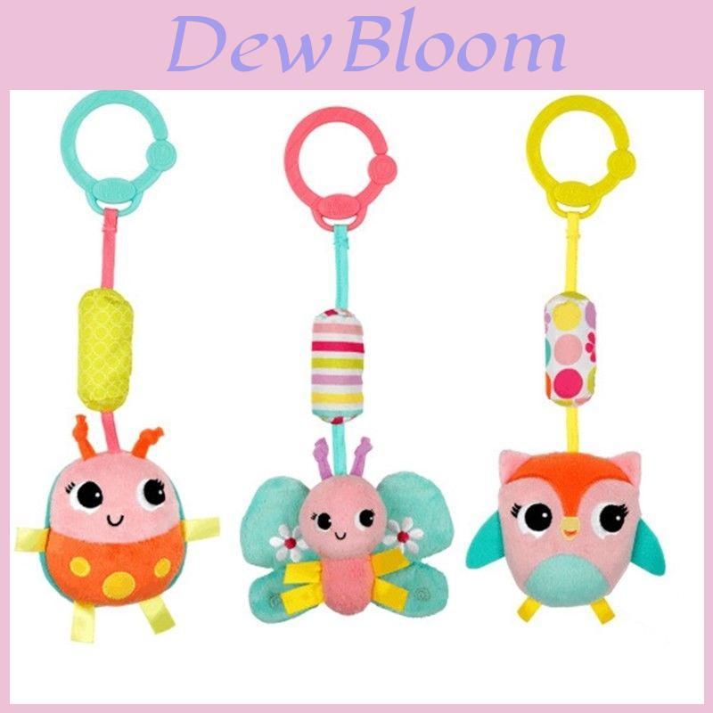 Adorable Animal Handbells Musical Developmental Toy For Kids Soft Plush Rattle