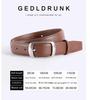 Women's Genuine Leather Belt: Stylish, Versatile Buckle, High-Grade Design for Jeans, Simple Cowhide.