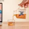 Creative Flower Butterfly Glass Cold Kettle Set High Temperature Resistant Tea Pot Home Large Capacity Beverage Fruit Tea Pot