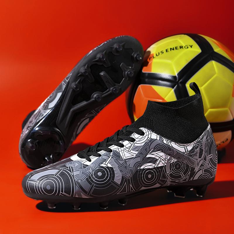 Football Shoes Men Soccer Shoes Kids Football Boots Women Professional Soccer Cleats Antiskid Chaussure Football TF/FG Outdoor Football Shoes