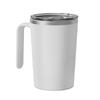 Moderner minimalistischer Kaffeebecher mit USB-Ladefunktion und magnetischem Rührwerk für Büro und Zuhause