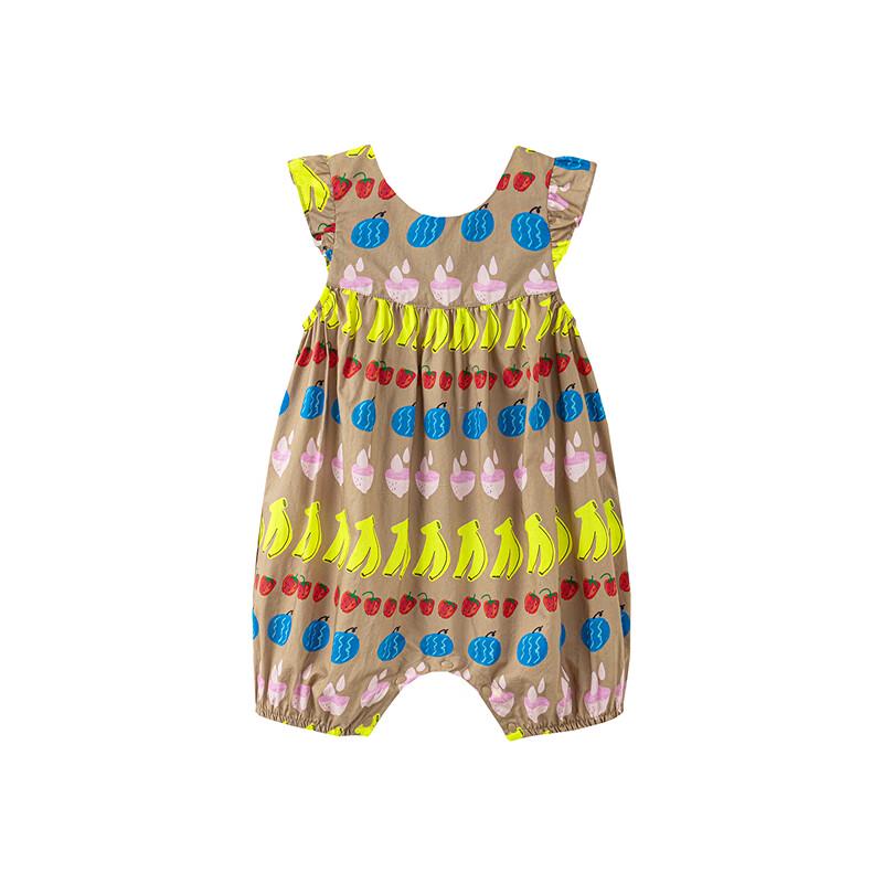 Mini Balabala Baby Girl Summer Cotton Bodysuit