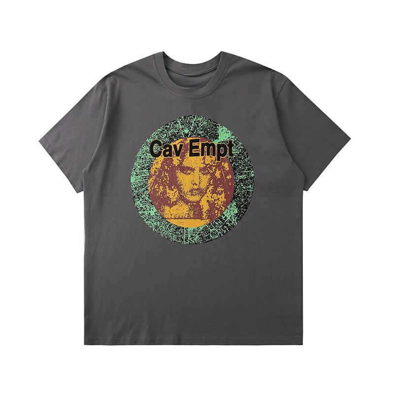 Summer Best Life Japanese Cavempt Trendy Brand Ce Shortsleeved Crossshaped Sunflowerprinted Unisex And Unisex Couple Tshirt