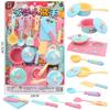 Realistic Mini Kitchen Playset Kids Pretend Cooking Toy Set with Miniature Utensils Educational Role Play Game Gift for Children