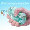 Squishy Maltose Ocean Cube Stress Ball - Changeable Shape Soft Squeeze Toy Autism Sensory Fidget Toy Anxiety Relief Gifts